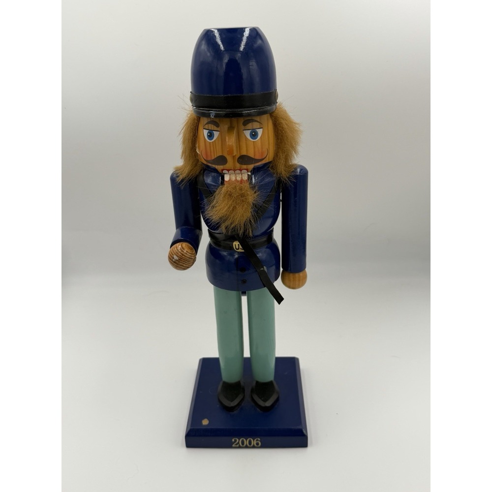 Police Officer Nutcracker First Responder Wooden 2006 Limited Edition 14"
